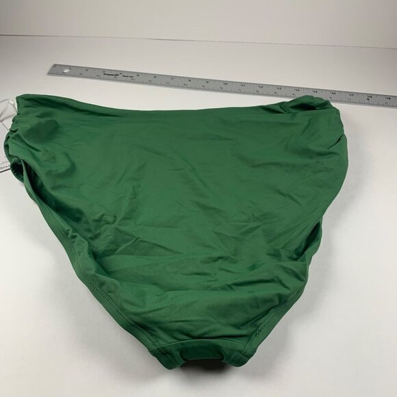 Anne Cole Womens Moss Green Solid High Waist Convertible Swim Bottom Size XL NWT - Picture 7 of 9